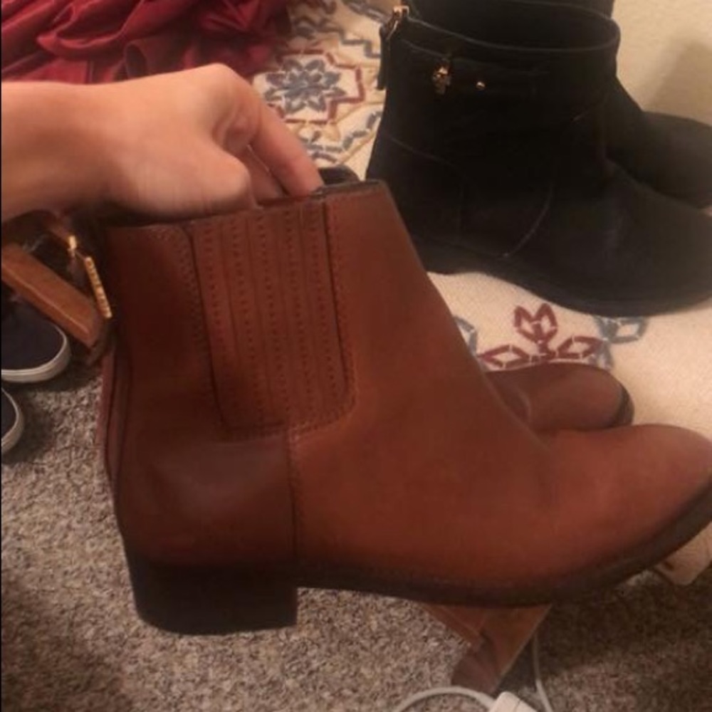 Tory Burch brown booties size 7.5